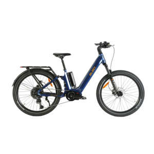 Leisure And Trail E Bikes: Black Glide ST - Full Suspension Step Thru E-Bike