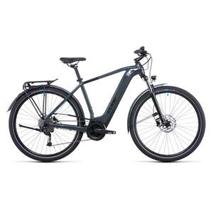 Leisure And Trail E Bikes: Cube Touring Hybrid One 500 2022 - Grey 'N' Blue