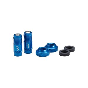 All: BBB VALVE CAPS CORECAP 2pcs - BLUE