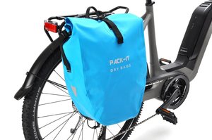 All: PACK IT 25 L WATERPROOF PANNIER BLACK RED ORANGE BLUE