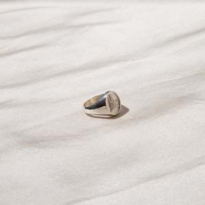Signet Seal Pure Platinum Ring