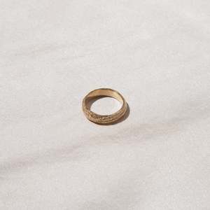 Castaway: Wooden Branch Gold Ring