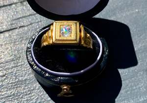 Ready To Wear: Old Mine Cut Diamond Men’s Ring