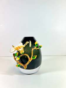 Black & Yellow Vase Small