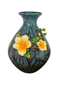 Blue Ceramic Vase Small