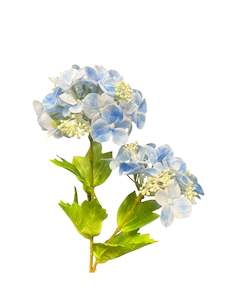 Artificial Flowers: Azure Hydrangea Stem