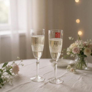 Cut Crystal White Wine Glass