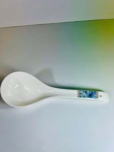 Blue Teal Serving Spoon