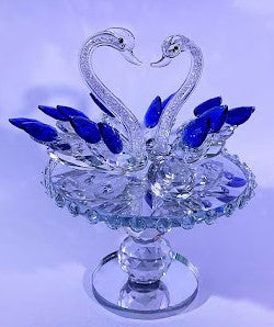 Crystal: Blue Crystal Swan Big
