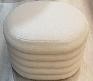 Oval Storage Stool White