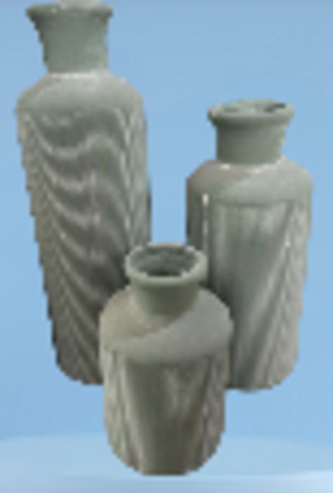 Wave patterned Vase