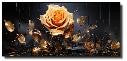 White Rose Wall Art
