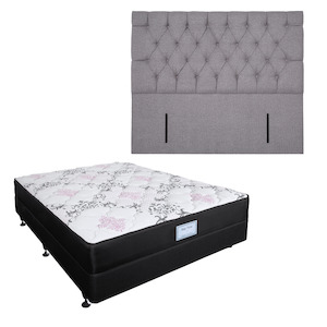 Package Deals: Queen Nap Time Mattress with Base + Wyndham Headboard