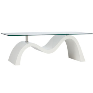Coffee Tables: Myron Coffee Table - White