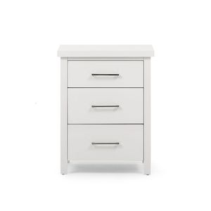 Bedside Tables: Earling White Large Bedside