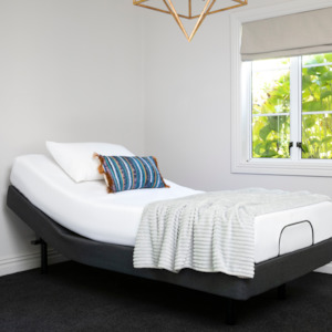 King Single Bed Base: Mazon M5 Adjustable Base - King Single