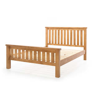 Bedframes: Salisbury Oak wood Bed Frame