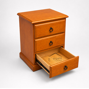 Bedside Tables: Classic Bedside Table-3Drawers