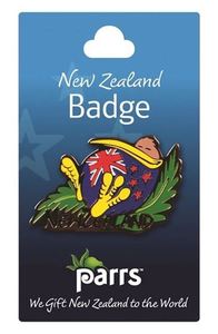 Products: Badge kiwi with flag