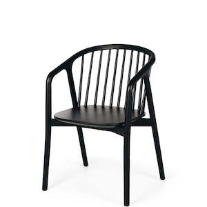 Dining Chairs: MONTANA DINING CHAIR "BLACK OAK"
