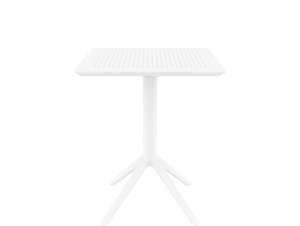 Siesta Tables: SIESTA SKY SQUARE FOLDING TABLE "WHITE"