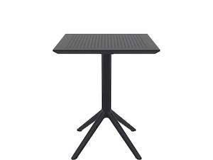 SIESTA SKY SQUARE FOLDING TABLE "BLACK"