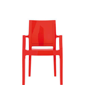 Siesta Chairs: SIESTA ARTHUR ARMCHAIR "GLOSS RED" (x4)