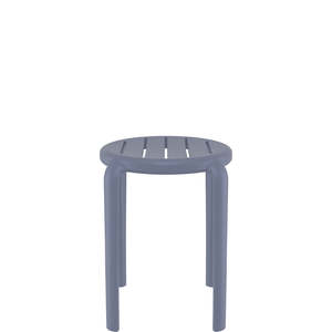 Siesta Bar Stools: SIESTA TOM BAR STOOL 45cm "DARK GREY"