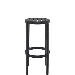 Siesta Bar Stools: SIESTA TOM BAR STOOL 75cm "BLACK"