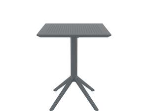 SIESTA SKY SQUARE FOLDING TABLE "CHARCOAL"