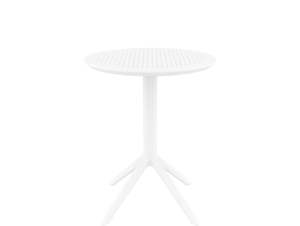 SIESTA SKY ROUND FOLDING TABLE "WHITE"