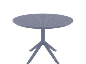 Siesta Tables: SIESTA SKY ROUND TABLE "DARK GREY"