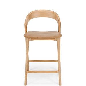 Breakfast Bar Stools: MEG BREAKFAST BAR STOOL "NATURAL OAK"
