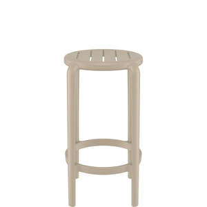 Breakfast Bar Stools: TOM BREAKFAST BAR STOOL "TAUPE"
