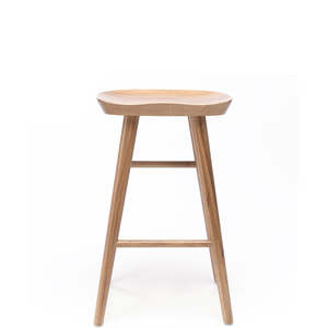 RIVERA BREAKFAST BAR STOOL "NATURAL OAK"