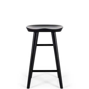 Breakfast Bar Stools: RIVERA BREAKFAST BAR STOOL "BLACK OAK"