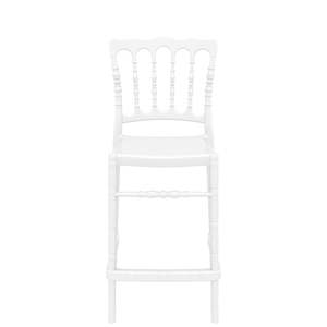 Breakfast Bar Stools: OPERA BREAKFAST BAR STOOL "GLOSS WHITE" (x4)