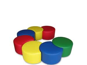 Hospitality Ottomans: PETAL HOSPITALITY OTTOMAN