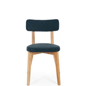 Wooden Chairs: ELLE WOODEN CHAIR "BLUE STRATA"