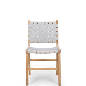 Wooden Chairs: FUSION WOODEN CHAIR "WOVEN GREY"