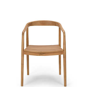 Wooden Chairs: RIVA WOODEN ARMCHAIR "NATURAL TEAK"