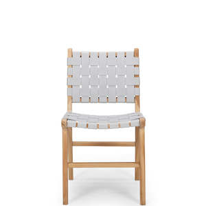 Wooden Chairs: FUSION WOODEN CHAIR "WOVEN GREY"