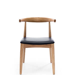 Wooden Chairs: ELBOW WOODEN CHAIR "NATURAL OAK"