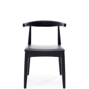 Wooden Chairs: ELBOW WOODEN CHAIR "BLACK OAK"