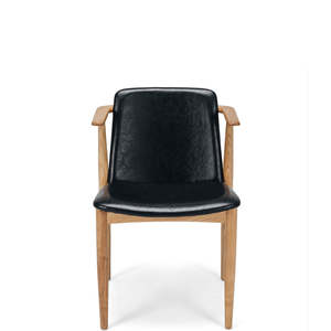 Wooden Chairs: BELLA WOODEN ARMCHAIR "BLACK"