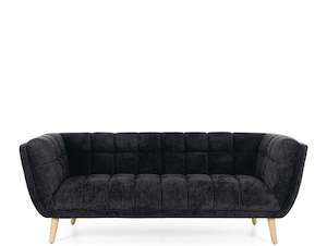 School Sofas: NEBRASKA SCHOOL SOFA "PANTHER BLACK"