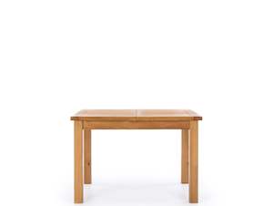 SOLSBURY EXTENDABLE WOODEN DINING TABLE 120cm