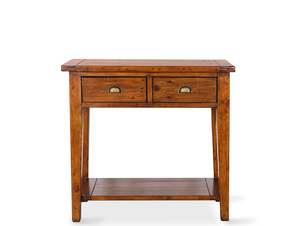 Wooden Console Tables: RUSTIC WOODEN CONSOLE TABLE 80cm