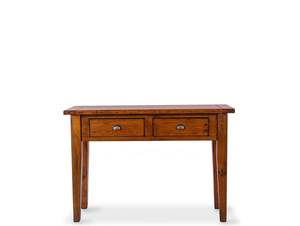 Wooden Console Tables: RUSTIC WOODEN CONSOLE TABLE 111cm