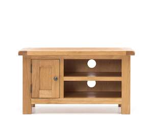 SOLSBURY WOODEN ENTERTAINMENT UNIT 90cm